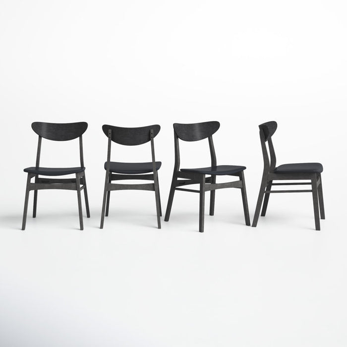 Black Upholstered Dining chair - Afday