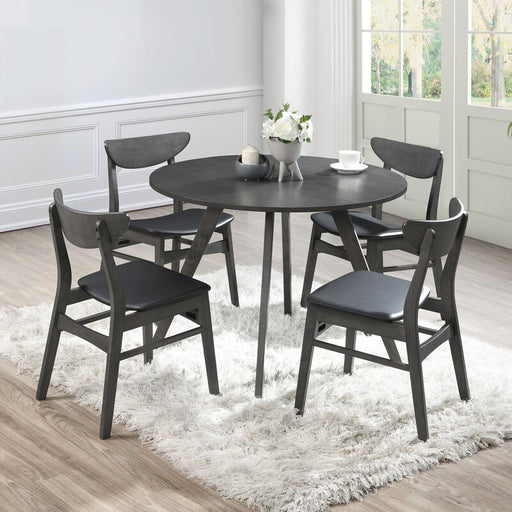 Black Upholstered Dining chair - Afday