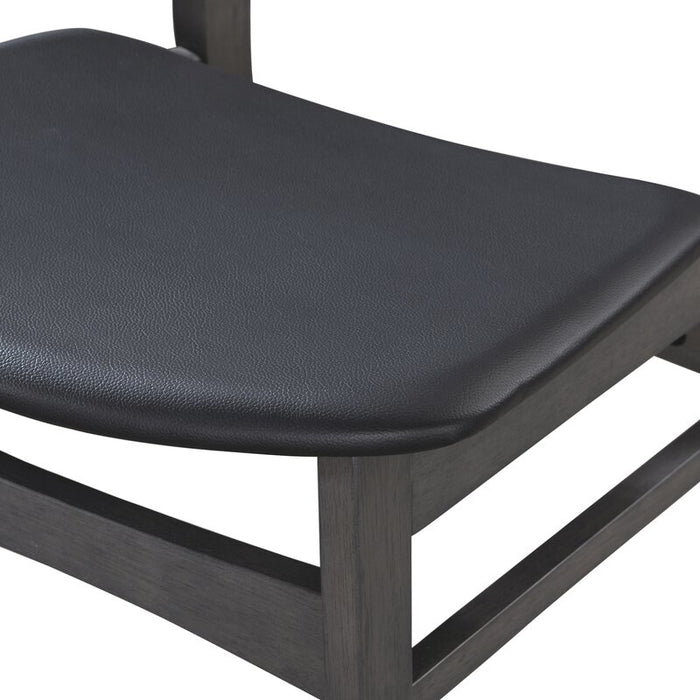 Black Upholstered Dining chair - Afday