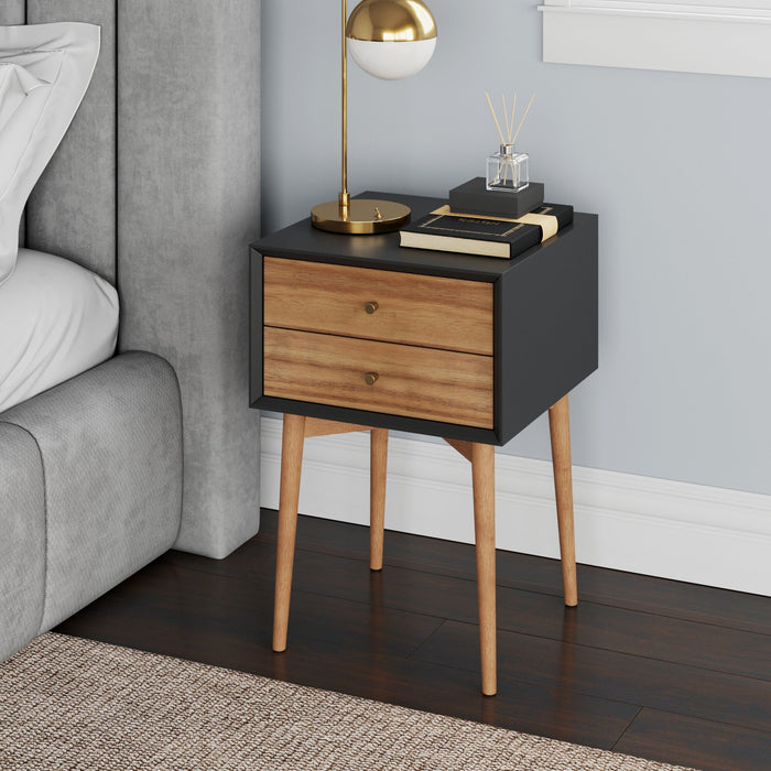 Virk Mid-century Bedside Table - Afday