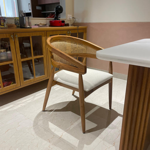 Arco Teakwood Cane Dining Chair - Afday