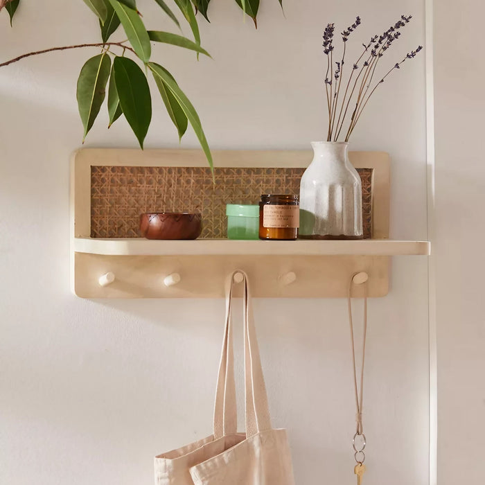 Rattan Wall Shelf - Afday