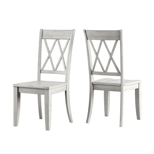 Retro White Dining Chair - Afday