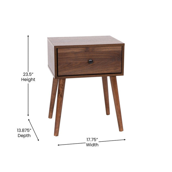 Jackson Single Drawer Bedside Table - Afday