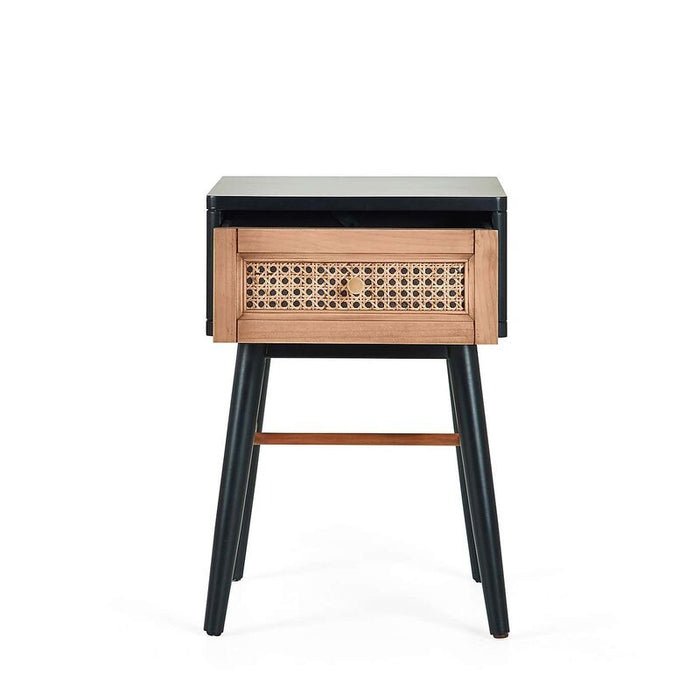 Boyce Cane Bedside Table - Afday