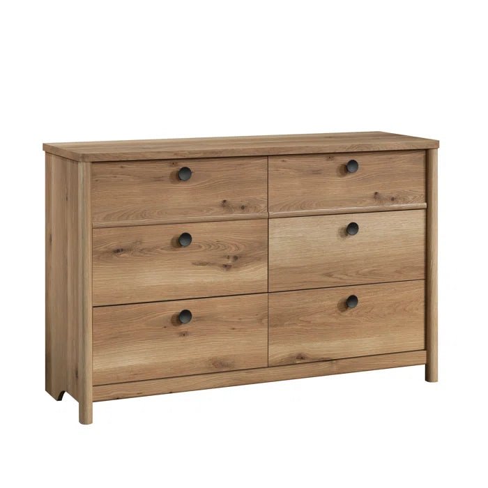 Timber 6 Drawer Dresser - Afday