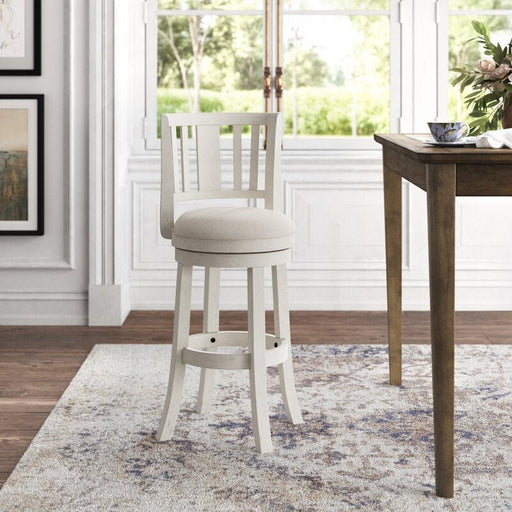 Antique White Bar Stool - Afday