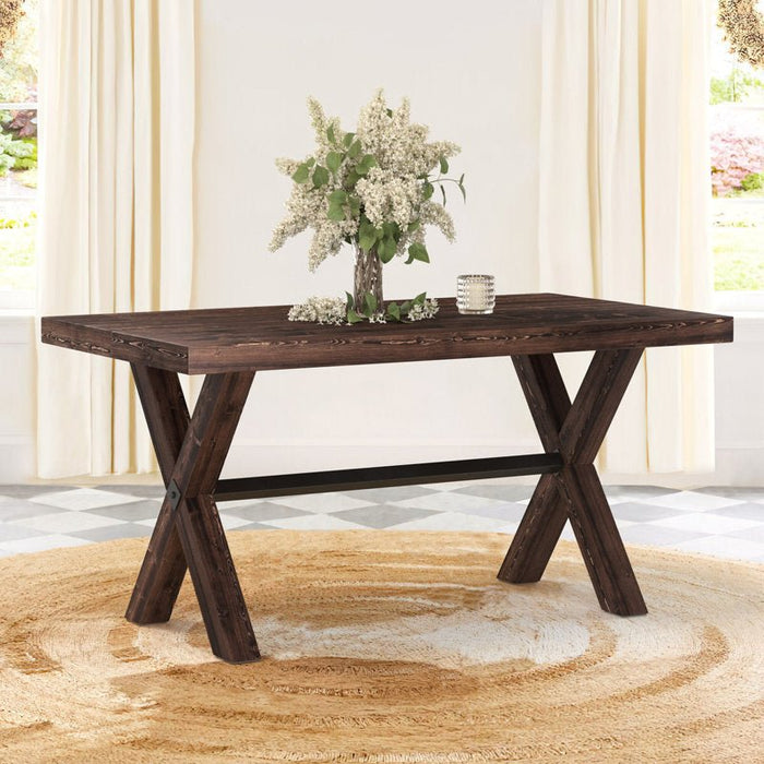 Dark Brown Dining Table - Afday