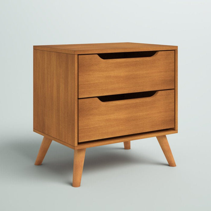 Adonis Two Drawer Bedside Table - Afday