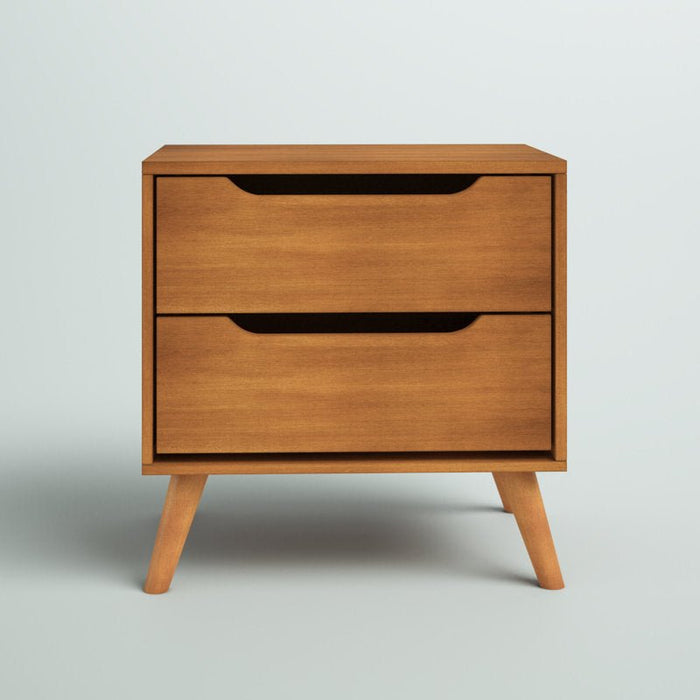 Adonis Two Drawer Bedside Table - Afday