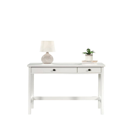 Soft White Office Desk - Afday