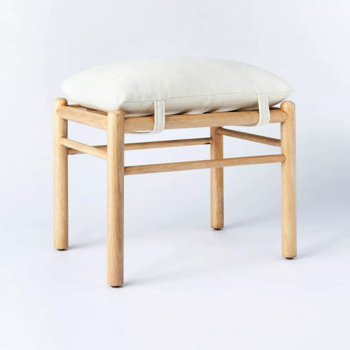 Verde Wood Ottoman - Afday