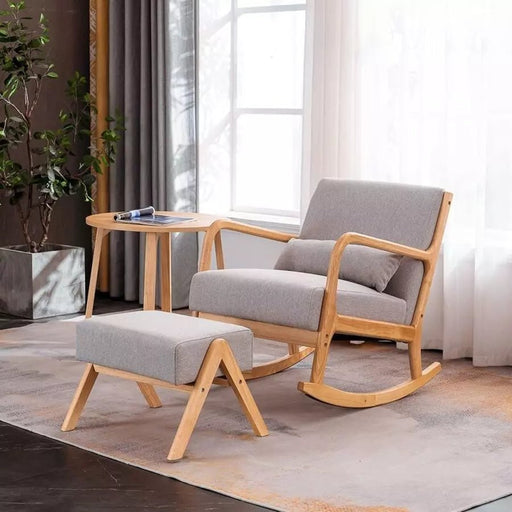 Bentley Rocking Chair with Ottoman - Afday