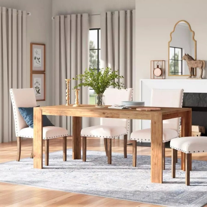 Agata Wood Dining Table - Afday