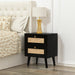 Aril Black Bedside Table - Afday