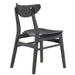 Black Upholstered Dining chair - Afday