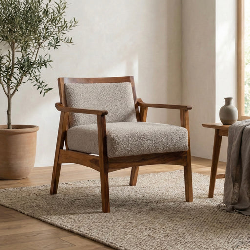 Giselle Wicker Upholstered Armchair - Afday