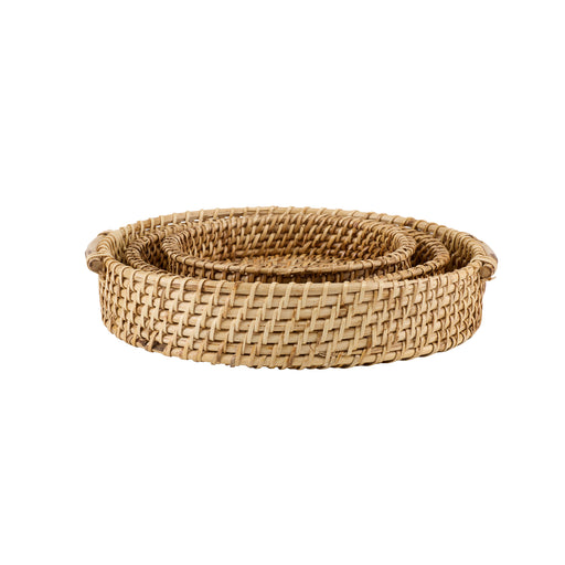 Luma Wicker Tray Set - Afday