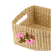 Maya Embroidered Wicker Basket - Afday