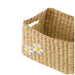 Zuri Embroidered Wicker Basket - Afday
