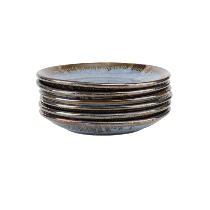 Azure Quarter Plates Set of 6 - Afday