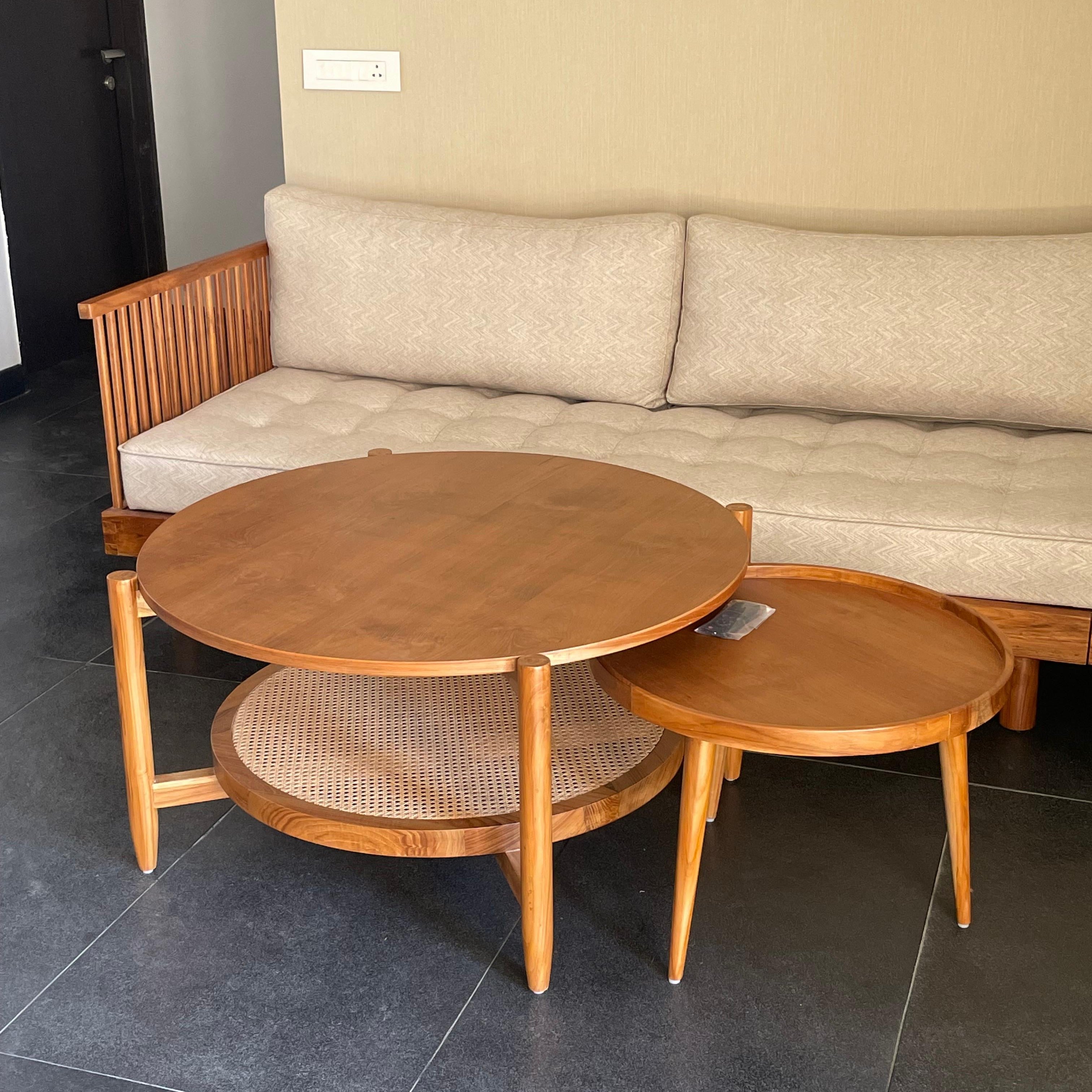 SIEVE(シーヴ) bow center table with rack WhatsAppImage2025-05-02at15.00