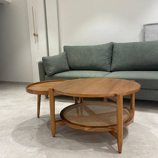 Rattan Nesting Center Table - Afday