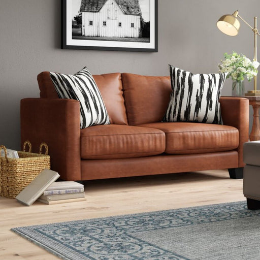 Dover Vegan Leather 2 Seater Sofa: Sustainable Style and Comfort - Afday