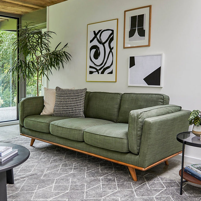 Saretta Padded 3 Seater Sofa