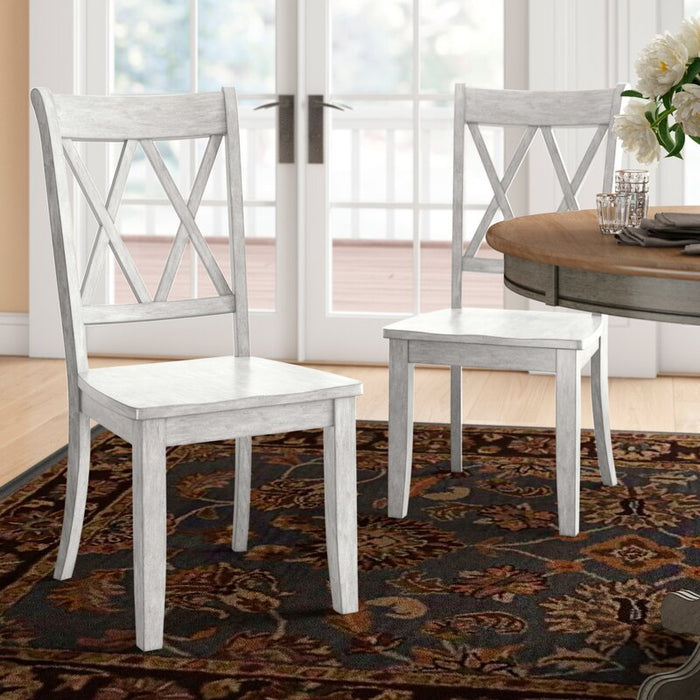 Retro White Dining Chair - Afday