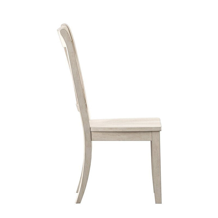 Retro White Dining Chair - Afday