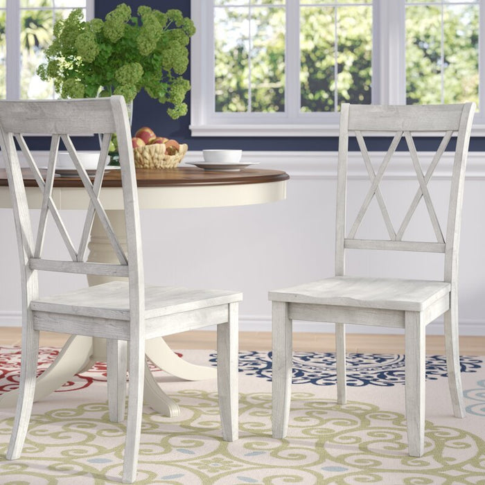 Retro White Dining Chair - Afday