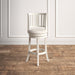 Antique White Bar Stool - Afday