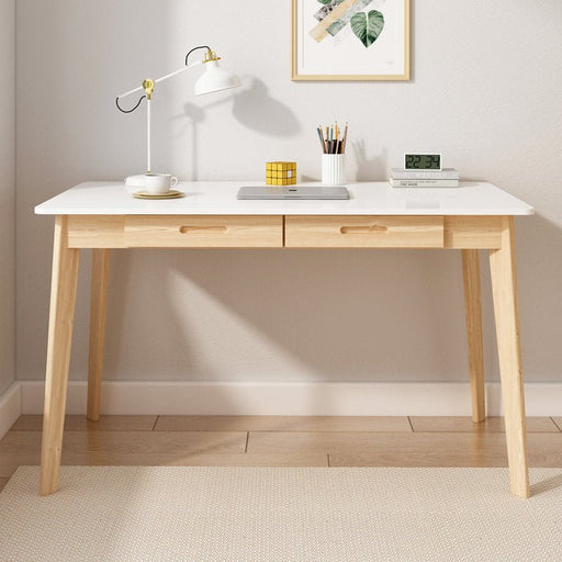 Kenley White Top Wooden Desk - Afday