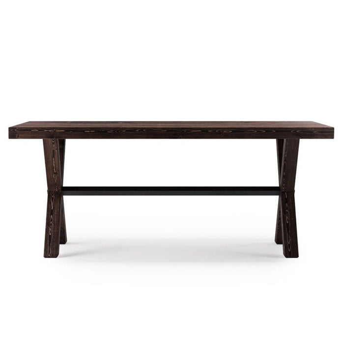 Dark Brown Dining Table - Afday