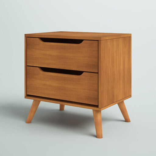 Adonis Two Drawer Bedside Table - Afday