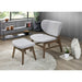 Scandinavian Flair Chair & Ottoman - Afday