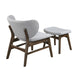 Scandinavian Flair Chair & Ottoman - Afday